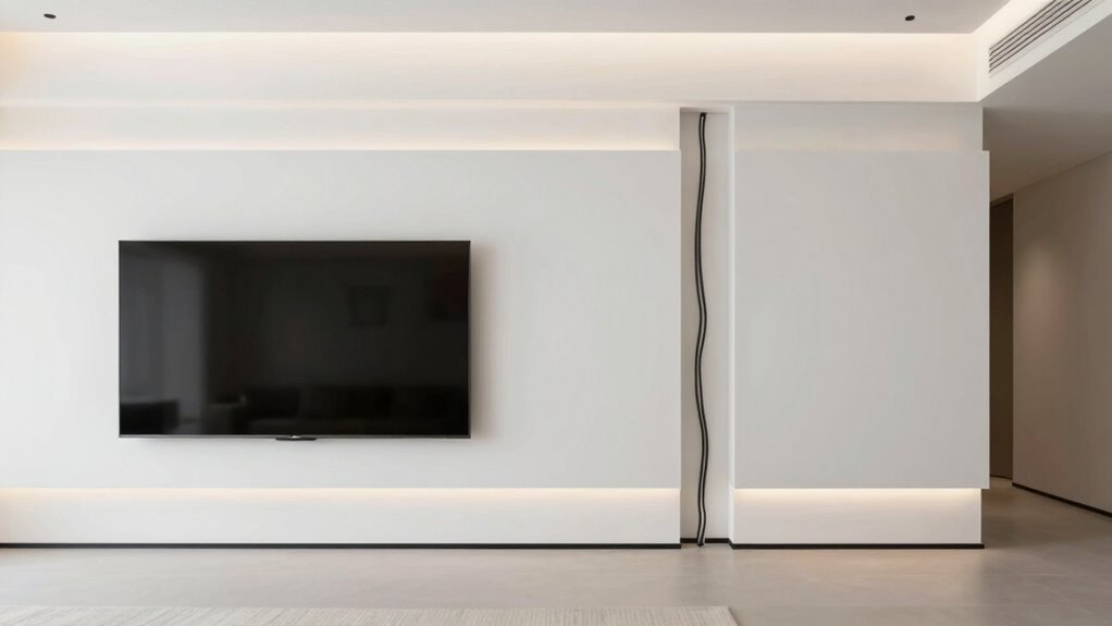discreet organized cable routing