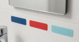 durable bathroom label material