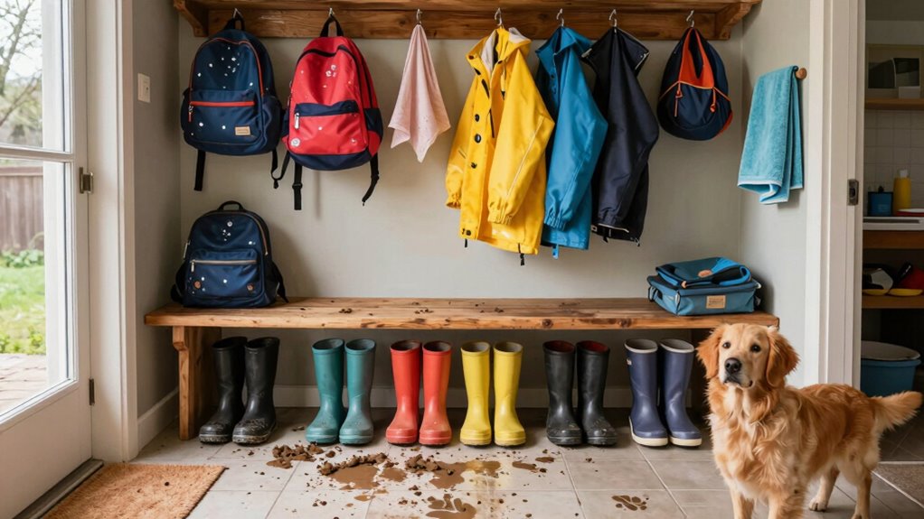 durable kids pet mudroom