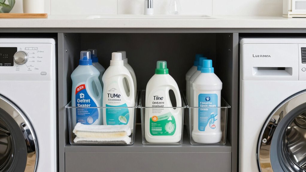 effective organized laundry storage