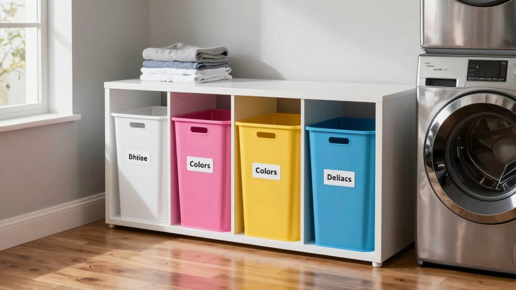 efficient customizable laundry organization