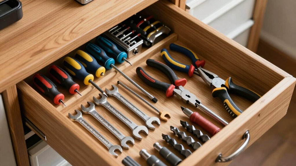 efficient drawer organization system