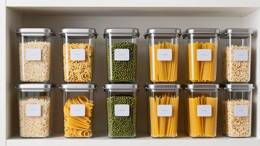 efficient organized pantry storage