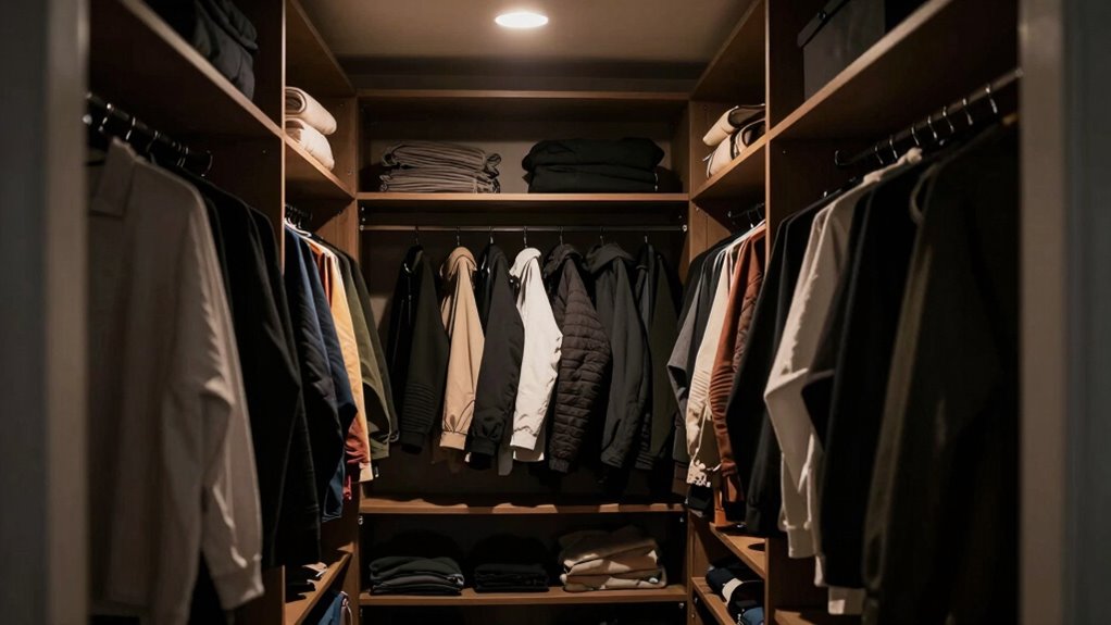 enhance closet brightness naturally