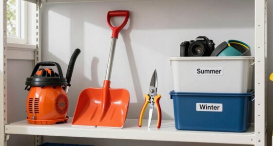 garage seasonal tool calendar