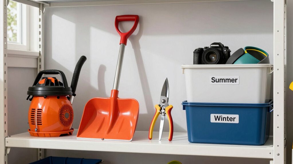 garage seasonal tool calendar