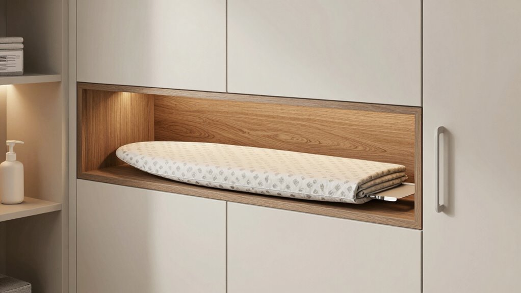 hidden laundry room storage