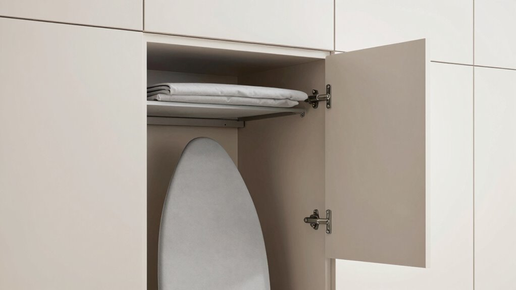 hide ironing board for neatness