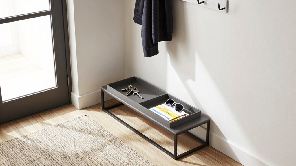 ideal entryway drop zone location