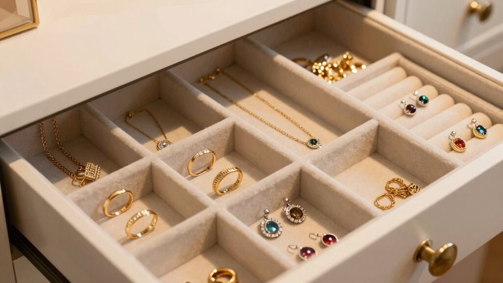 jewelry organized protected accessible