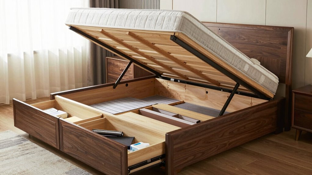 lift up versus drawer beds