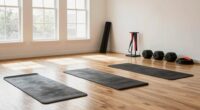 maintain clutter free workout space