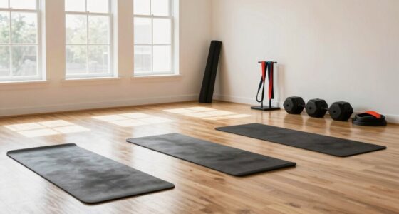 maintain clutter free workout space