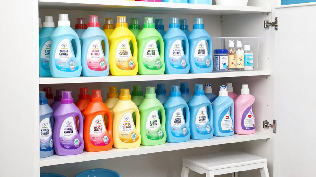 maintain organized cleaning supplies