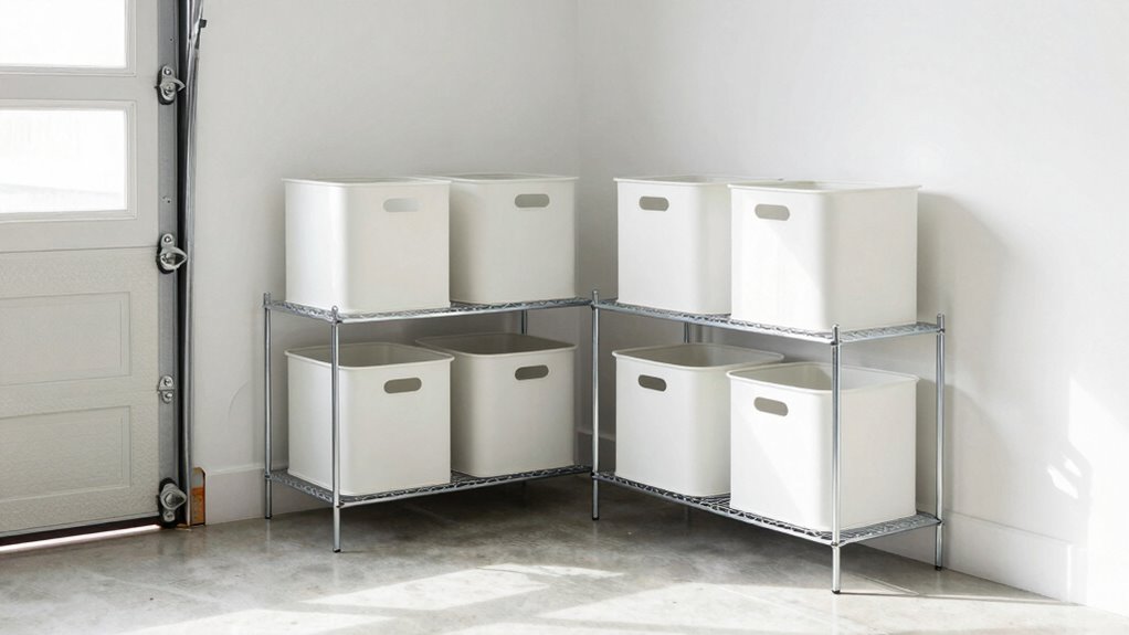 maintain organized garage routines