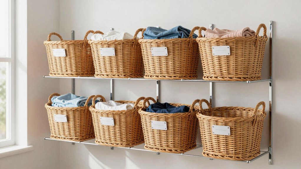 maintain organized laundry routines