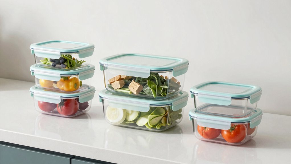 matching lids improve storage efficiency