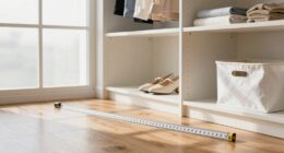 measure closet space first