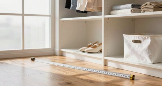 measure closet space first