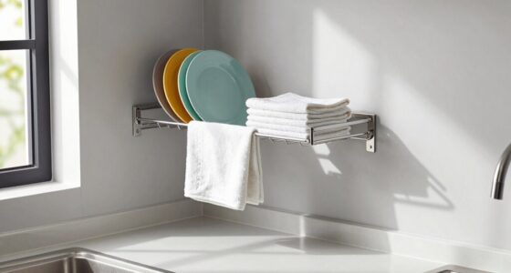 optimal drying rack location