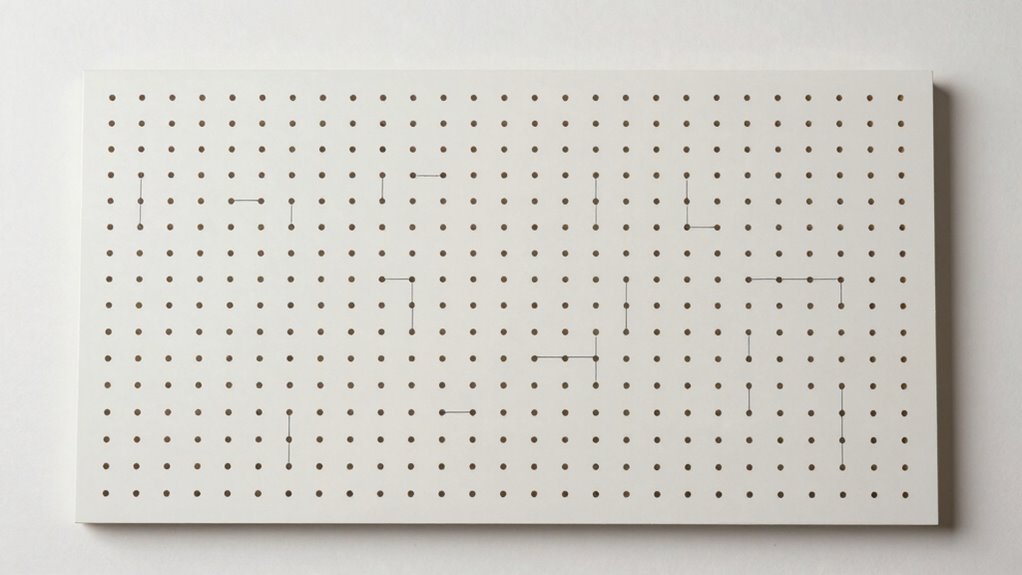 optimal hole and grid layout