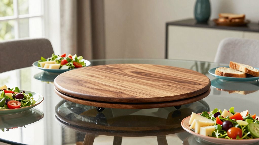 optimal lazy susan placement