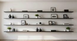 optimal wall shelf spacing