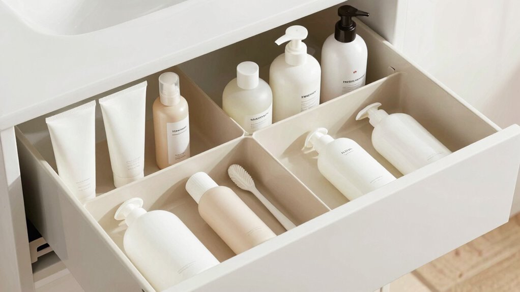 optimize bathroom drawer organization