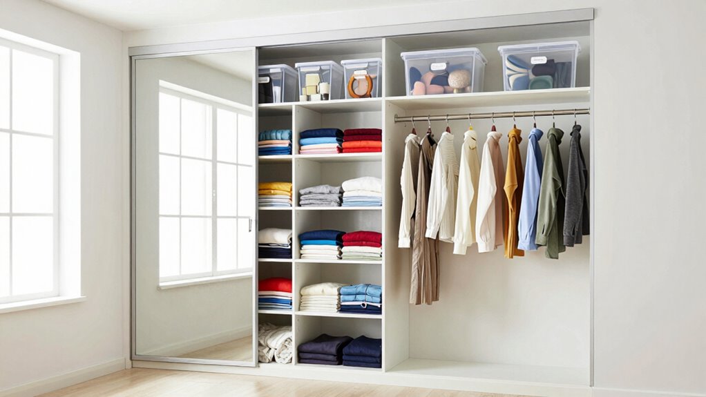 optimize closet space efficiently