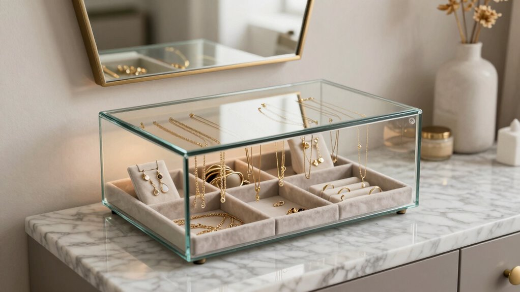 optimize jewelry storage space