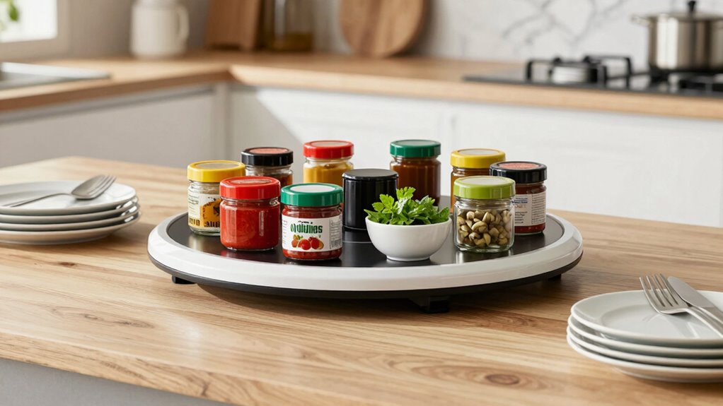 optimize lazy susan placement