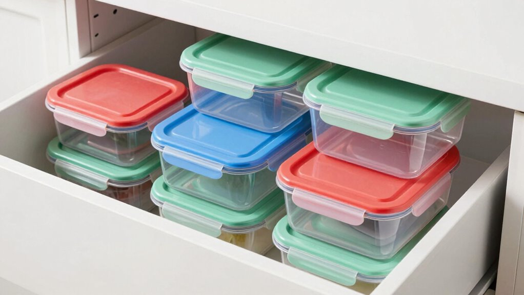 organize and label lids