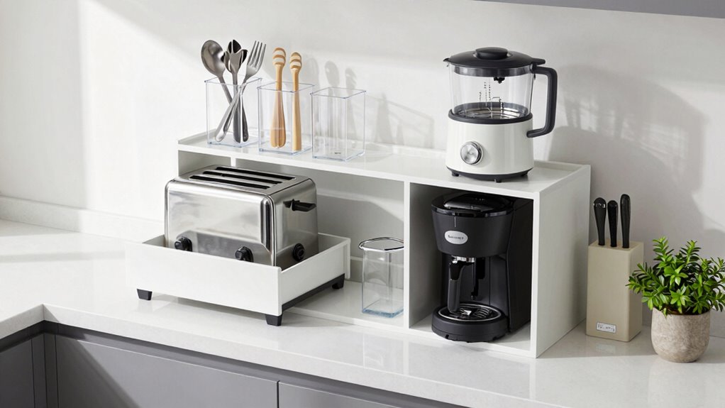 organize appliances consistently daily