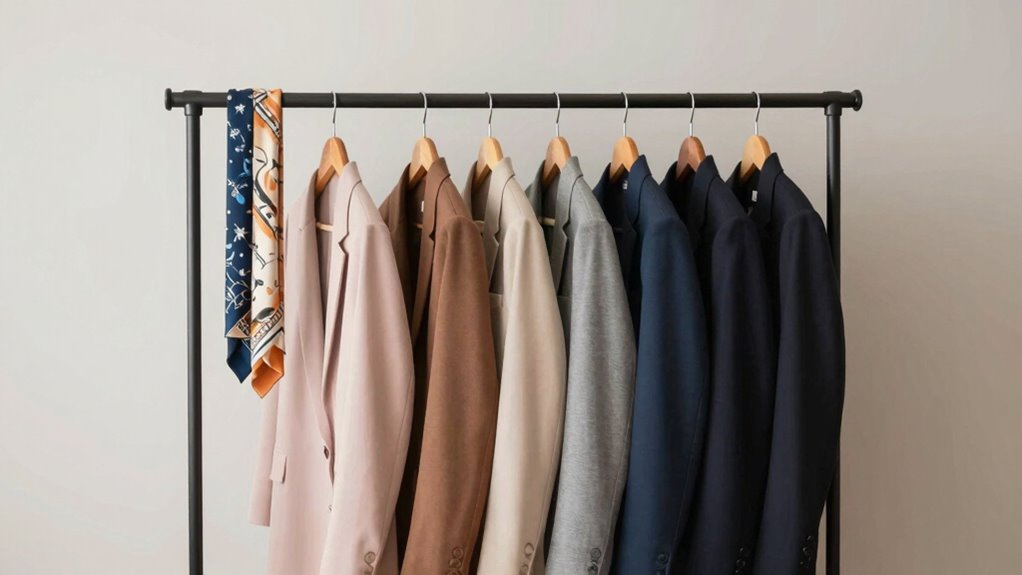 organize clothes by color
