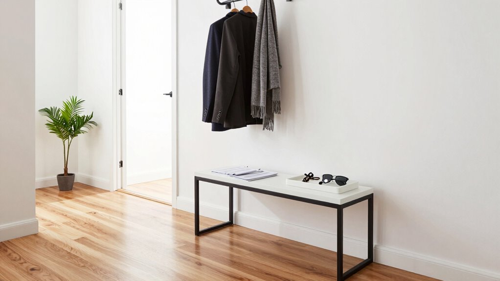 organize entryway drop zone