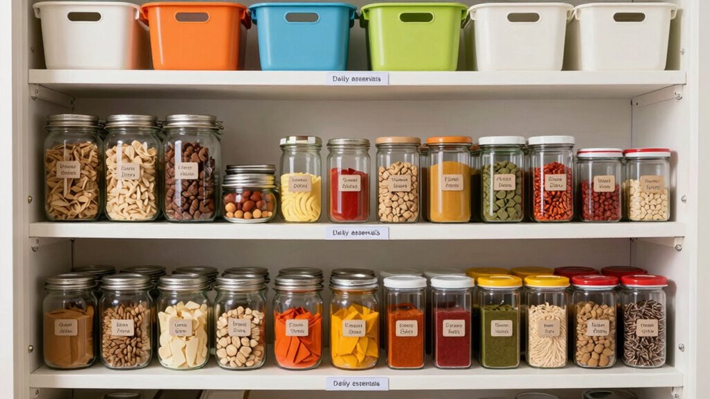 organize label and review regularly