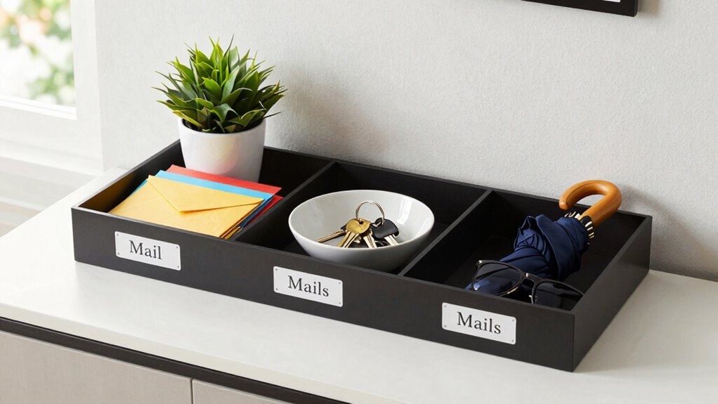 organize mail and keys