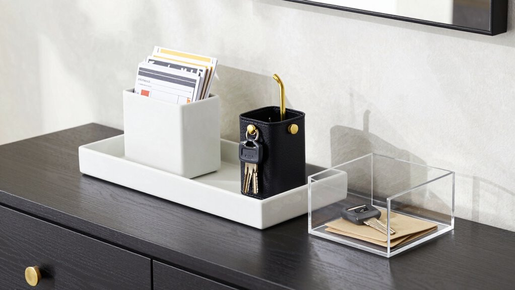 organize mail and keys