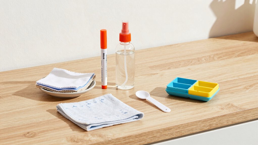 organize supplies match treatments