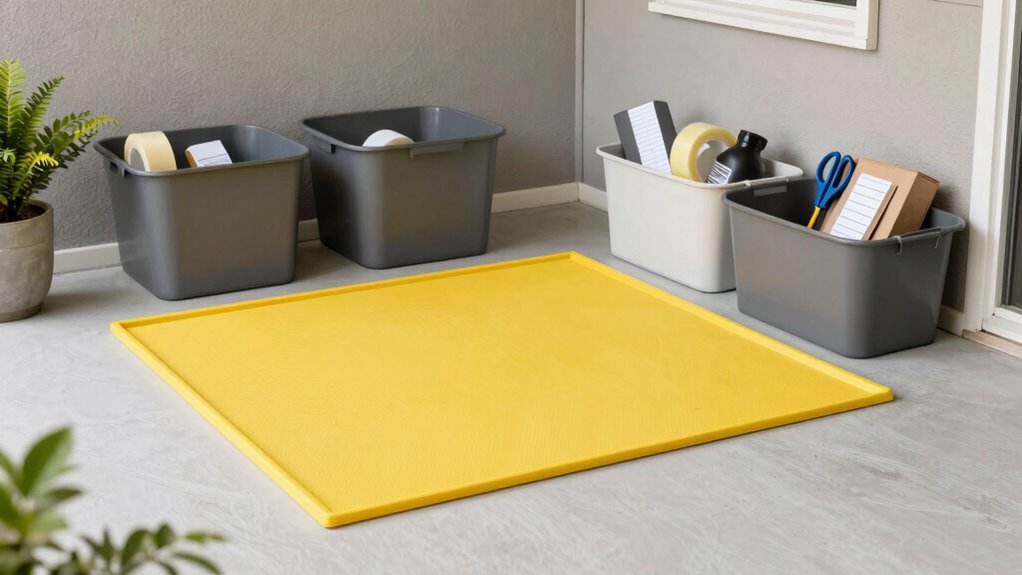 organize supplies quickly efficiently