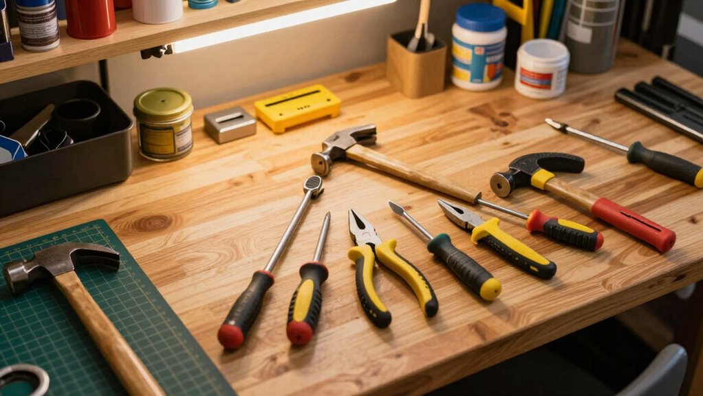 organize tools and workspace