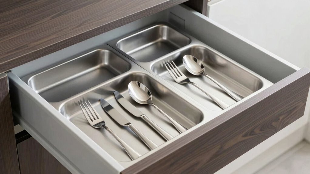 organized accessible utensil storage