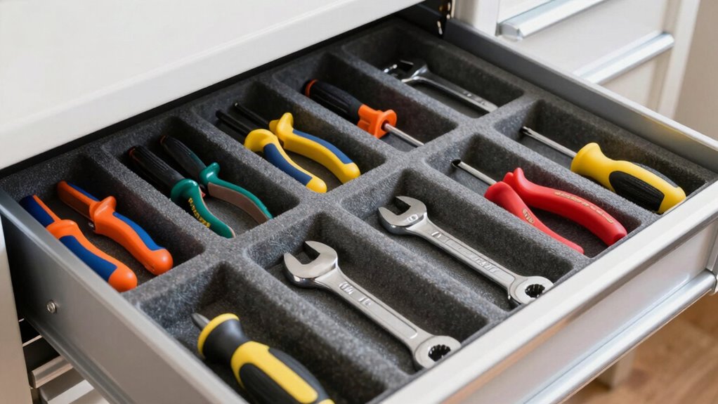 organized consistent tool storage