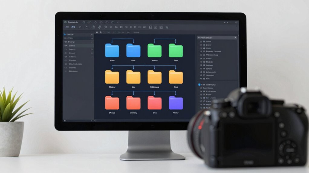 organized digital folder system