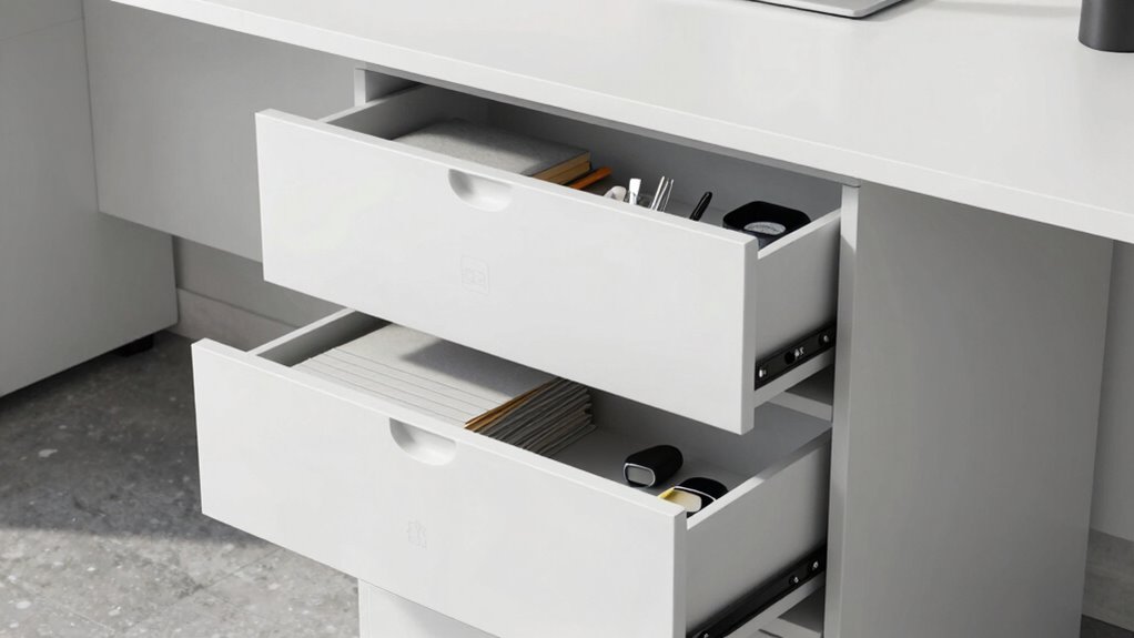 organized drawer system setup