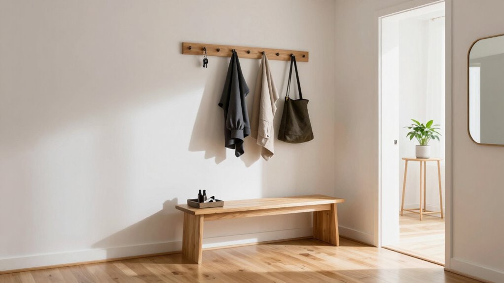 organized entryway saves time