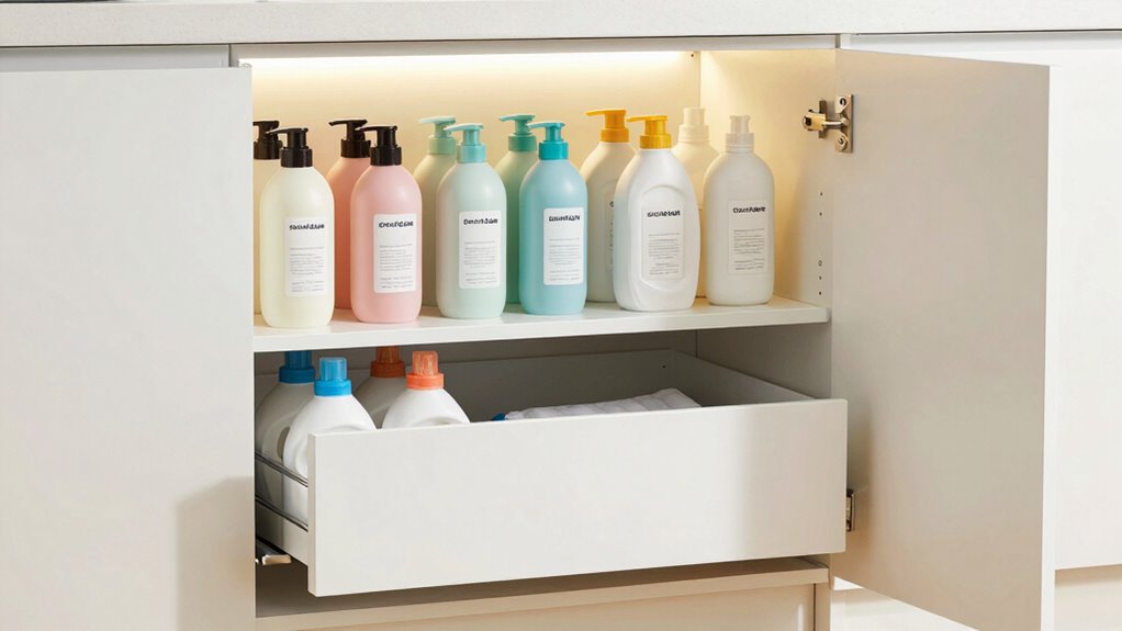 organized laundry zone design