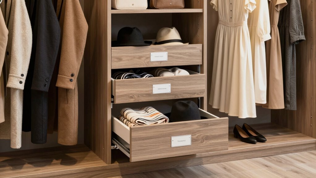 organized seasonal wardrobe management