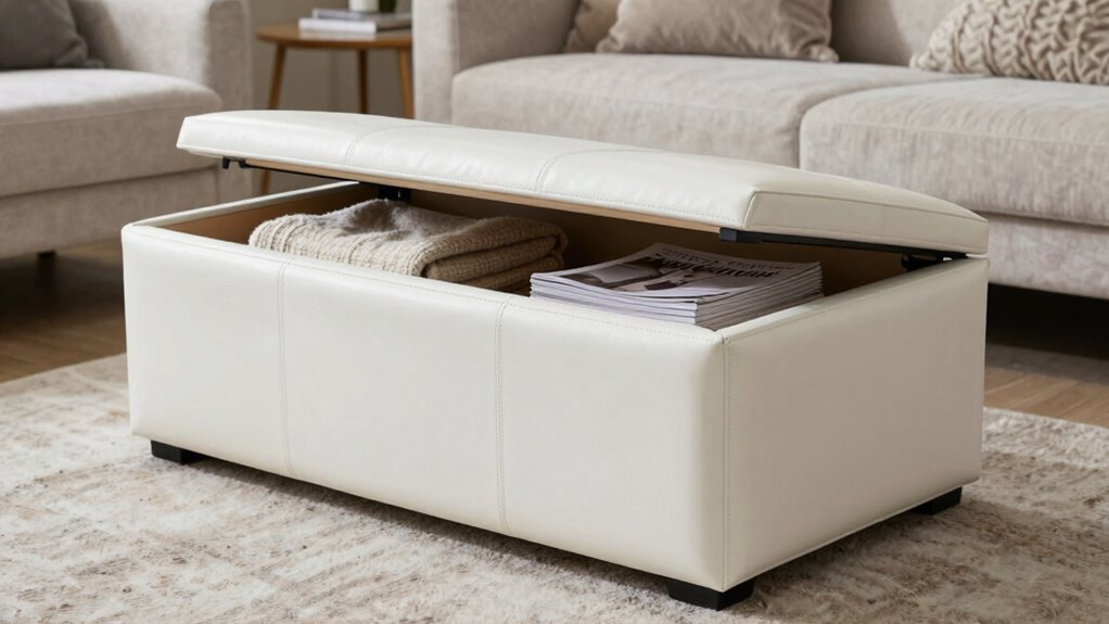 ottoman clutter due to misuse