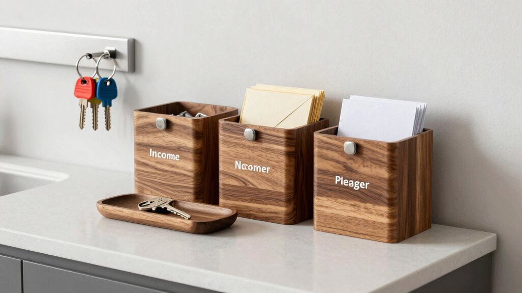 personalized mail and key organization